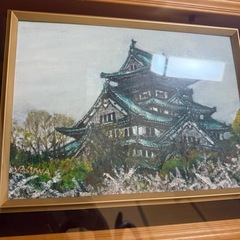 大阪城　絵の画像