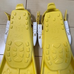 GULL長さ約50㎝フィン黄色Sサイズ23㎝〜24.5㎝ の画像