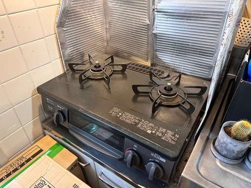 【値下げ】ガスコンロ　2口　リンナイ