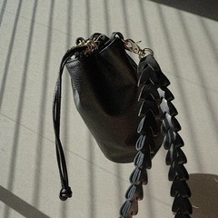 SANTAKU 6way grain leather shoulder bagの画像