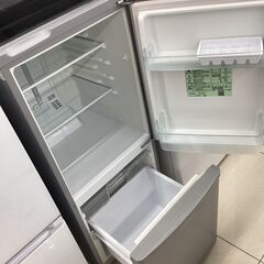 【6ヵ月保証】2ドア冷蔵庫　Panasonic　NR-B149W-S　パッキン汚れ、扉キズ有の画像