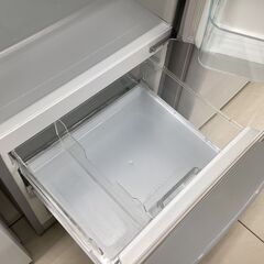 【6ヵ月保証】2ドア冷蔵庫　Panasonic　NR-B149W-S　パッキン汚れ、扉キズ有の画像