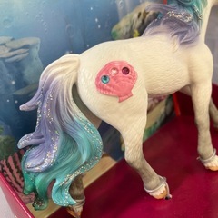 ユニコーン 人形 フィギュア 白黒2個セット　Schleich bayalaの画像