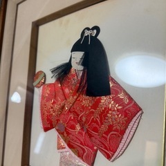 日本人形　フレームの画像