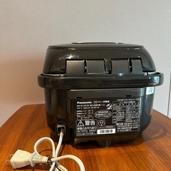 【美品】炊飯器Panasonic ブラックの画像