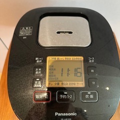 【美品】炊飯器Panasonic ブラックの画像