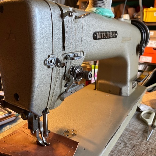 完売　三菱DY３４０　上下送り　厚手用　工業用　平ミシン