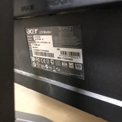 ACER AL2223W PCモニターの画像