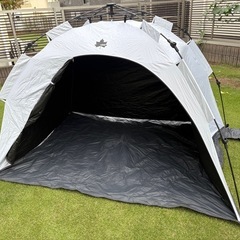 Q-TOP フルシェード-BA ソーラーブロック 71805581 ホワイト ロゴス(LOGOS) (約)幅200×奥行150×高さ117cmの画像