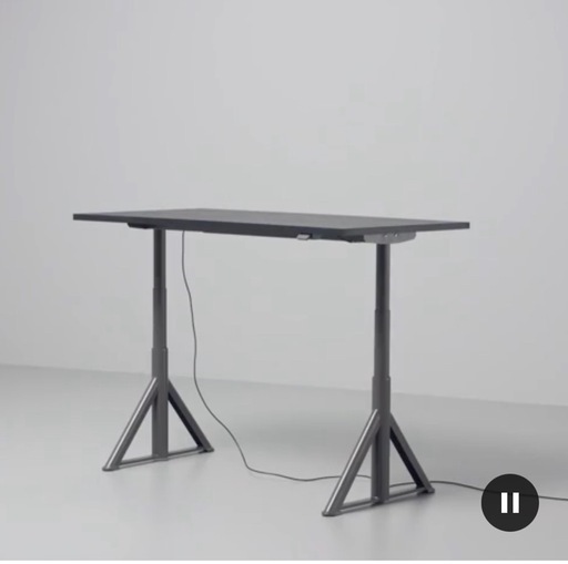 IKEA IDÅSEN 昇降式デスク 電動Tトップ付き 120×70 美品✨（椅子オプション可） / IKEA IDÅSEN Elec