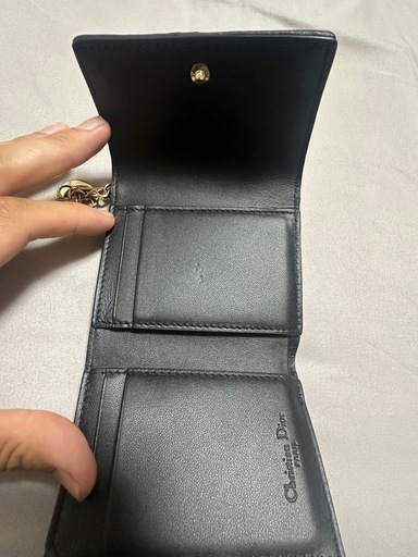 Lady Dior lotus ウォレット 折りたたみ財布 