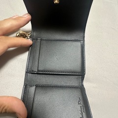Lady Dior lotus ウォレット 折りたたみ財布 の画像