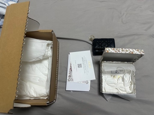 Lady Dior lotus ウォレット 折りたたみ財布 