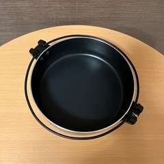 美品✨フタ付き　テフロン加工　すき焼き鍋　20㎝の画像