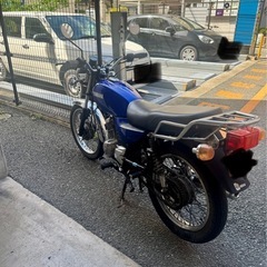 初期型 ybr125 前後ドラム クロムメッキフェンダーの画像