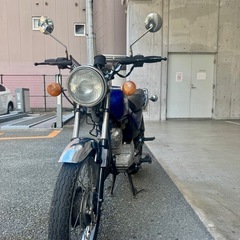 初期型 ybr125 前後ドラム クロムメッキフェンダーの画像