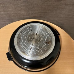 フタ付き　テフロン加工　すき焼き鍋　28㎝の画像