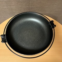フタ付き　テフロン加工　すき焼き鍋　28㎝の画像