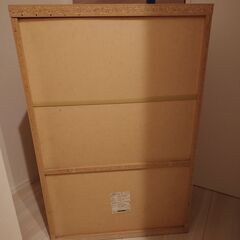 棚（木製・ガラス戸2枚）の画像