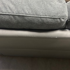2人掛けソファ　布ソファ　ニトリ　グレー　の画像