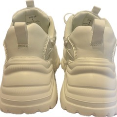 アベイル　厚底スニーカー　ホワイト　白　Lサイズの画像