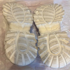 アベイル　厚底スニーカー　ホワイト　白　Lサイズの画像