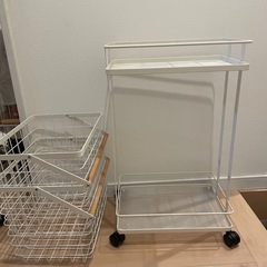 ランドリーバスケット　２段の画像