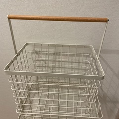 ランドリーバスケット　２段の画像
