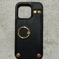 iPhone16Pro レザーケース　カード収納の画像