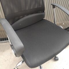 ¥500/09/タンスのゲン デスクチェアー パソコンチェア ハイバック アーム付き H-935L-2R ブラック H-395L-2Rの画像