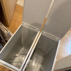 引き取り希望 無印良品  ゴミ箱 45L用×2 の画像