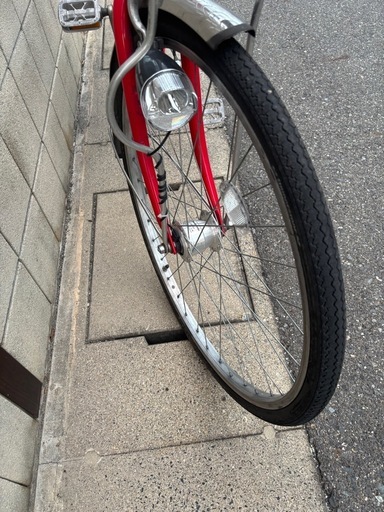 自転車26インチ　オートライト