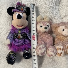 【お渡し決定済み】ミニーちゃん　ダッフィー　シェリーメイ　ぬいぐるみ　セットの画像