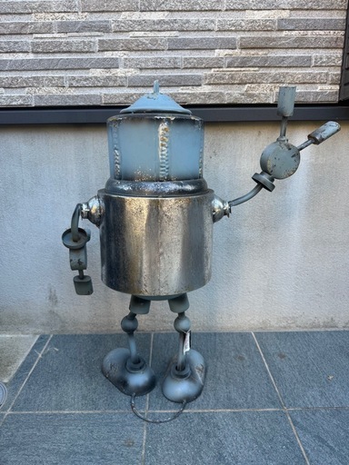 最終値】ブリキロボット ロボタンク 鉄 オブジェ ヴィンテージ加工