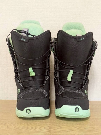 美品 BURTON バートン スノーボードブーツ エメラルド ASIAN FIT バートン BURTON スノーボードブーツ レディース 23cm MINT
