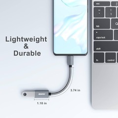 新品！BENFEI USB-C - USB 3.0変換アダプター2個セット 最大5Gbps高速転送 iPhone15 Pro/Max/iPad Pro/MacBook（2023）/Galaxy S23/XPS17等Type-C搭載端末対応 コンパクト設計 データ充電両用の画像