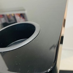 昇降式テーブル 鏡面天ばん板 おしゃれ 黒 DW-1400の画像