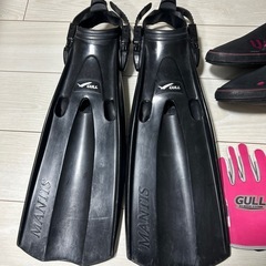 大人気　GULL シュノーケル　フィン　レディース　セットの画像