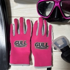 大人気　GULL シュノーケル　フィン　レディース　セットの画像