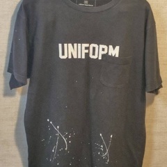 uniform experiment Tシャツ 藤原ヒロシの画像