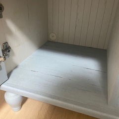 木製　ブルーグレー　　テレビ台の画像