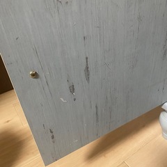 木製　ブルーグレー　　テレビ台の画像
