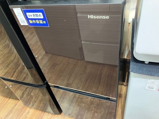 Hisense 2ドア冷蔵庫　2020年製　134L入荷致しました！