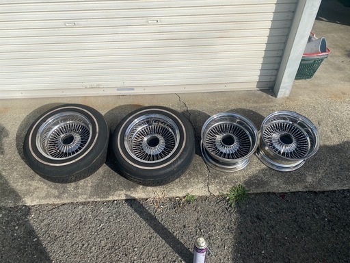 デイトン100スポーク　ワイヤーホイール　14インチ7J リバース　dayton 楽天市場】T's WIRE 14X7J STD100SP ALL CHROME ホイール4本