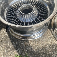 デイトン100スポーク　ワイヤーホイール　14インチ7J リバース　dayton 楽天市場】T's WIRE 14X7J STD100SP ALL CHROME ホイール4本