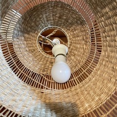 ☆IKEAイケア☆TORAREDトラレード☆ペンダントランプシェード☆ラタンの画像
