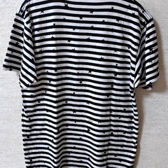 uniform experiment ホワイト.ブラック ボーダー Tシャツ 藤原ヒロシの画像