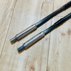 魚突き　スピアフィッシング　手銛　シャフトのみ　2本セットの画像