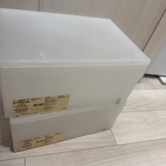 無印良品引出し式ケース✖️2の画像