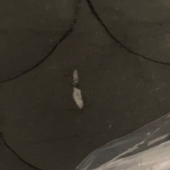 新品未使用セミダブルベッドマットレス黒120x195の画像